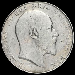 1907 Edward VII Silver Half Crown Obverse