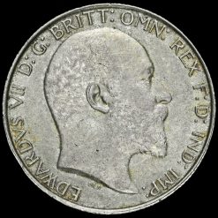 1908 Edward VII Silver Florin Obverse