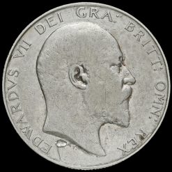 1908 Edward VII Silver Half Crown Obverse