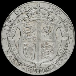 1908 Edward VII Silver Half Crown Reverse