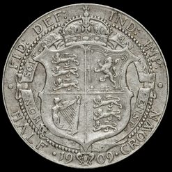 1909 Edward VII Silver Half Crown Reverse
