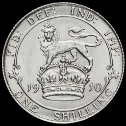 1910 Edward VII Silver Shilling Reverse