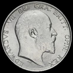 1910 Edward VII Silver Shilling Obverse