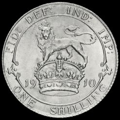 1910 Edward VII Silver Shilling Reverse