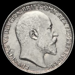 1910 Edward VII Silver Sixpence Obverse
