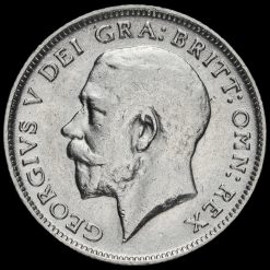1913 George V Silver Sixpence Obverse