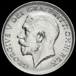 1918 George V Silver Sixpence Obverse