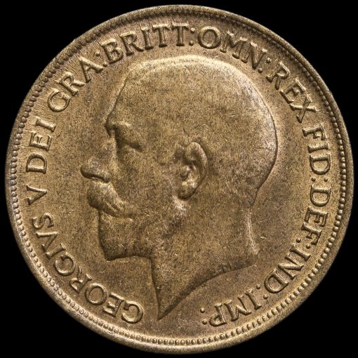 1918 George V Penny Obverse