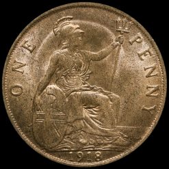 1918 George V Penny Reverse