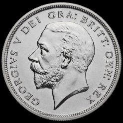 1927 George V Silver Proof Wreath Crown Obverse