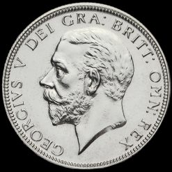 1927 George V Silver Proof Florin Obverse