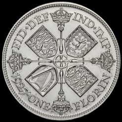 1927 George V Silver Proof Florin Reverse