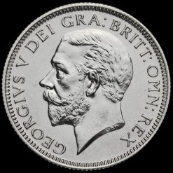 1927 George V Proof Silver Shilling Obverse