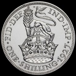 1927 George V Proof Silver Shilling Reverse