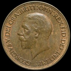 1928 George V Halfpenny Obverse
