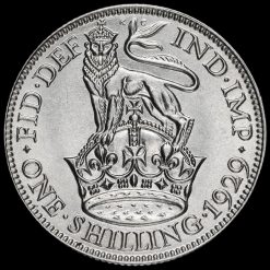 1929 George V Silver Shilling Reverse