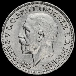 1935 George V Silver Sixpence Obverse