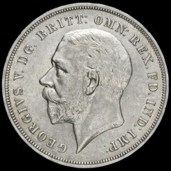 1935 King George V Rocking Horse Silver Jubilee Crown Obverse