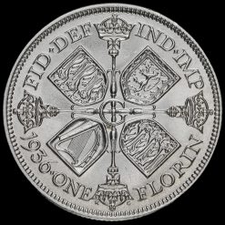 1936 George V Silver Florin Reverse