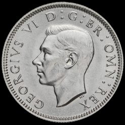 1937 George VI Silver Scottish Shilling Obverse