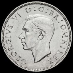 1940 George VI Silver Two Shilling Coin / Florin Obverse