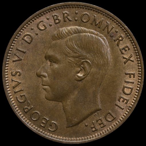 1951 George VI Penny Obverse