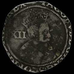 1606-1607 James I Hammered Silver Shilling Obverse