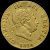 1818 George II Milled Gold Half Sovereign Obverse