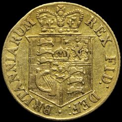 1818 George II Milled Gold Half Sovereign Reverse