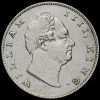 British India 1835 William IV Silver One Rupee Obverse