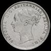 1883 Queen Victoria Young Head Silver Threepence Obverse