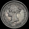 1884 Queen Victoria Young Head Silver Maundy Twopence Obverse