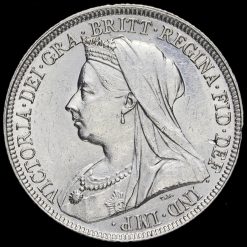 1896 Queen Victoria Veiled Head Silver Shilling Obverse