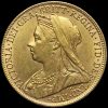 1898 Queen Victoria Veiled Head Gold Full Sovereign Obverse