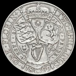 1899 Queen Victoria Veiled Head Silver Florin Reverse