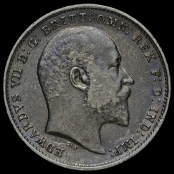 1903 Edward VII Silver Threepence Obverse