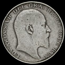 1903 Edward VII Silver Half Crown Obverse