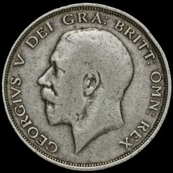 1912 George V Silver Half Crown Obverse