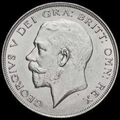 1923 George V Silver Half Crown Obverse