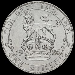 1926 George V Silver Shilling Reverse