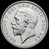 1927 George V Silver Proof Wreath Crown Obverse