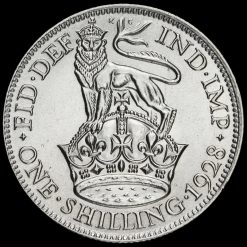 1928 George V Silver Shilling Reverse