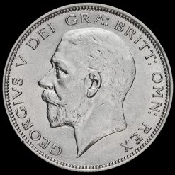 1931 George V Silver Half Crown Obverse