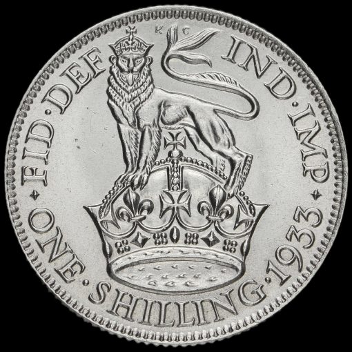 1933 George V Silver Shilling Reverse