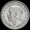1935 George V Silver Threepence Obverse