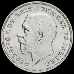 1935 King George V Rocking Horse Silver Jubilee Crown Obverse