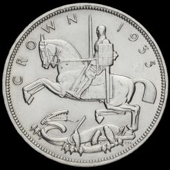 1935 King George V Rocking Horse Silver Jubilee Crown Reverse