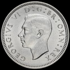 1937 George VI Silver Sixpence Obverse