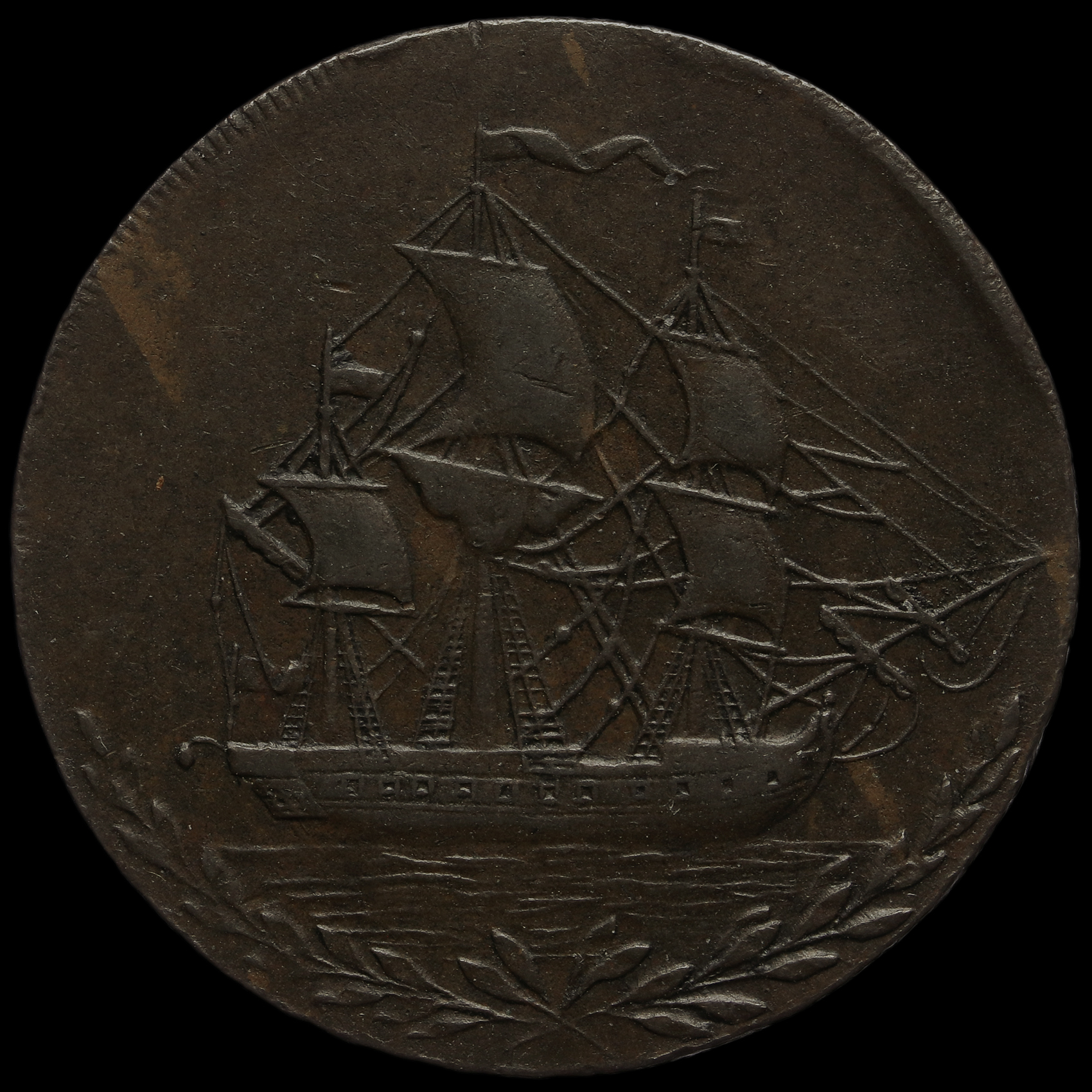 1794 Hampshire, Portsea Halfpenny Conder Token Reverse