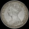 1877 Queen Victoria Gothic Florin Obverse